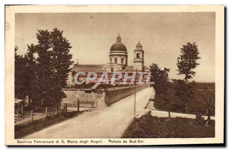 Postcard Old Patriarchal Basilica di S. Maria degli Angeli Veduta da Southeast