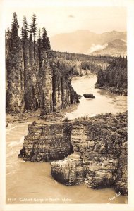 North Idaho 1940s RPPC Real Photo Postcard Cabinet Gorge