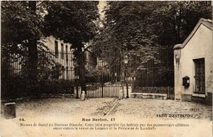 CPA PARIS (16e) 17, Rue Berton Maison de Sante du Docteur Blanche (536703)