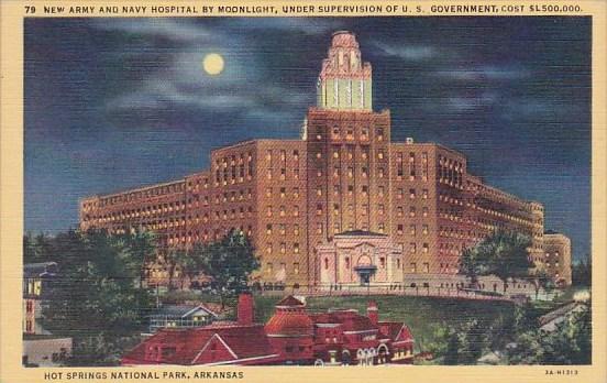 New Army And Navy Hospital By Moonlight Under Supervision Of U S Government H...