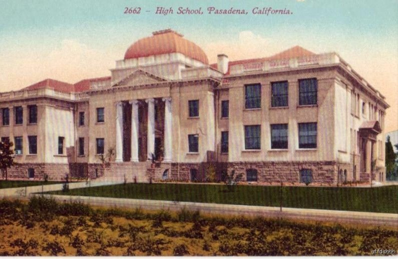 HIGH SCHOOL PASADENA, CA publ., EDWARD H. MITCHELL