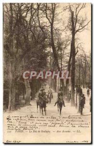 Paris 16 - The Bois de Boulogne - to Accacias - horse Old Postcard