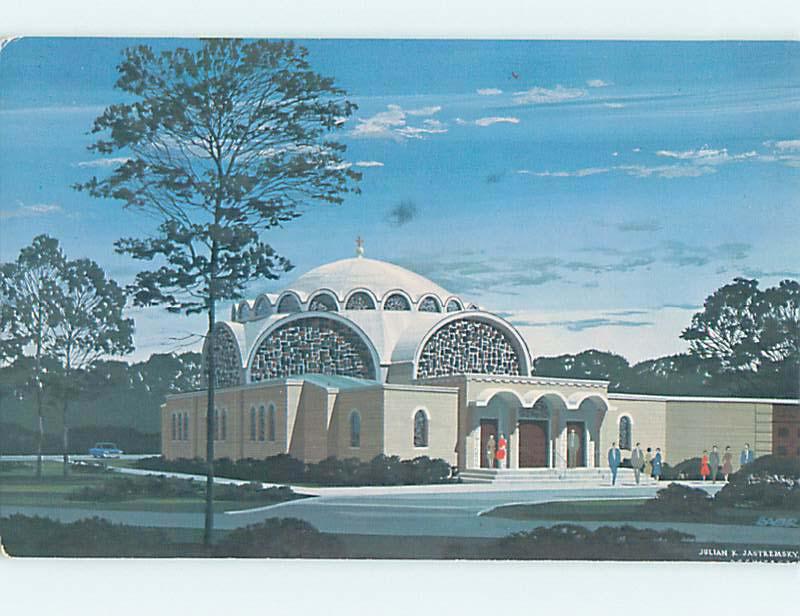 Unused Pre-1980 CHURCH SCENE Westfield New Jersey NJ hs6381-12