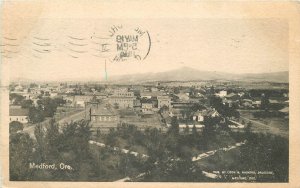 Postcard Oregon Medford Aerial View Leon Haskins 23-3303