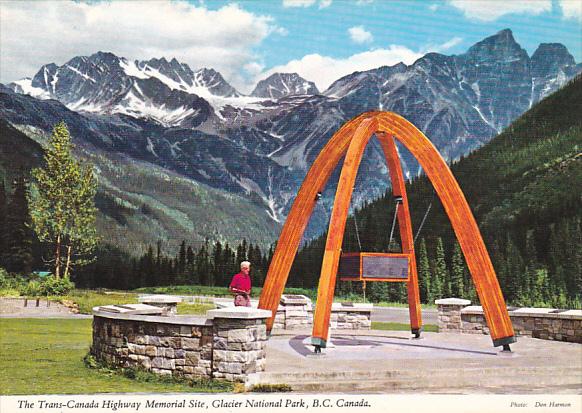 Canada Trans-Canada Highway Memorial Site Glacier National Park British Columbia