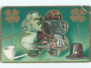 Divided-Back ST. PATRICK'S DAY SCENE Great Postcard W8069