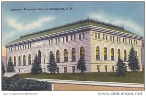 Carpenter Memorial Library Manchester New Hampshire