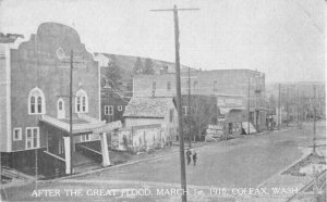 Colfax Washington After the Flood Disaster Scene Vintage Postcard JJ649073