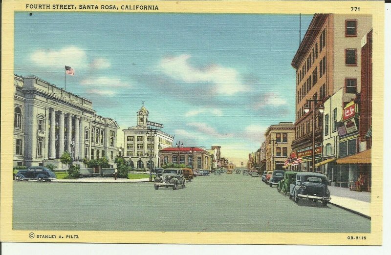 Fourth Street, Santa Rosa, California