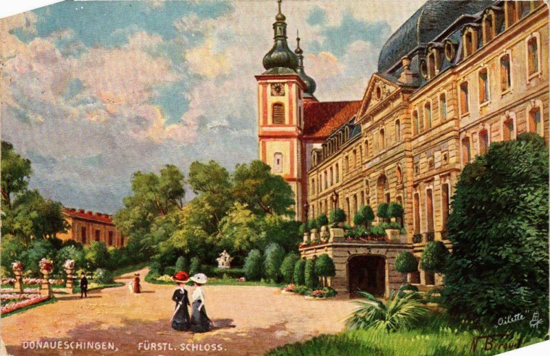 CPA AK Donaueschingen- Furstliches Schloss GERMANY (908496)