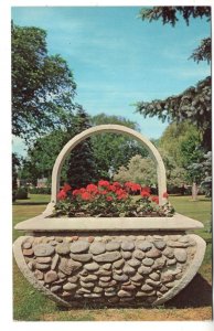 Stone Flower Basket, Glenhyrst Gardens, Brantford, Ontario