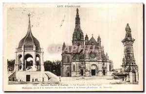 Old Postcard Sainte Anne of Auray La Fontaine and the Basilica high monument ...