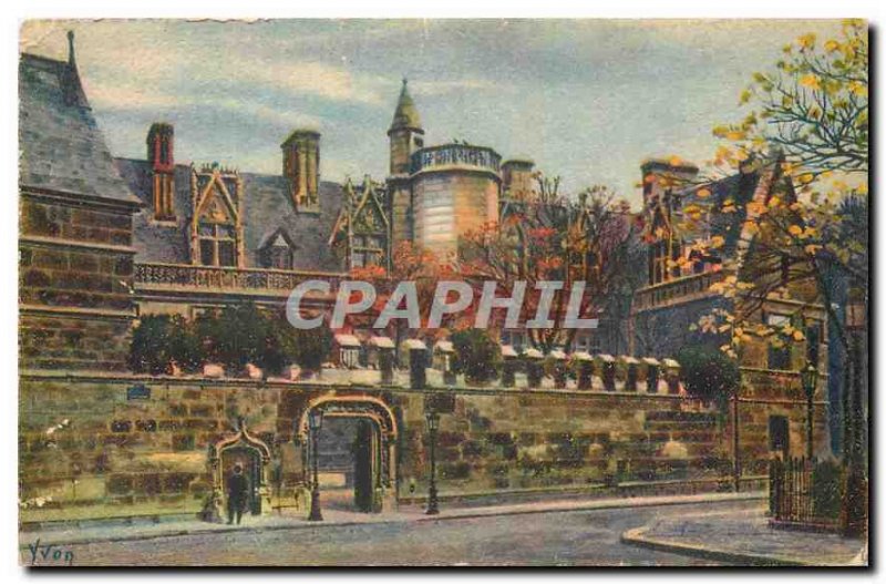 Old Postcard Paris Le Musee de Cluny