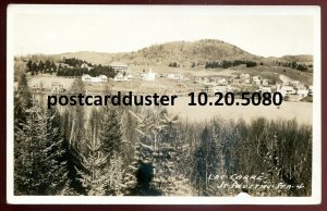 h3772 - ST. FAUSTIN Quebec 1930s Lac Carre. Real Photo Postcard