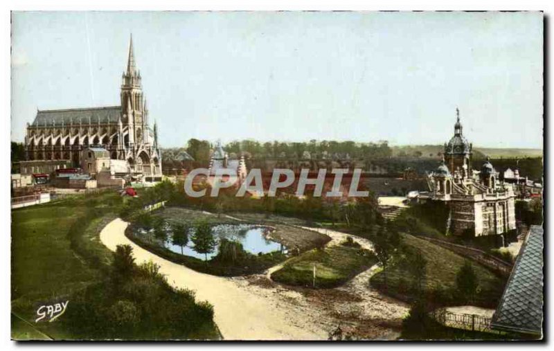 Old Postcard Bonsecours Rouen plateau Bonsecours L & # 39eglise and the monum...