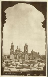 mexico, MEXICO D.F., Metropolitan Cathedral (1940s) RPPC Postcard