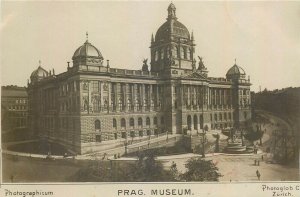 Czechia Prague museum Swiss chocolate Tobler advertising postcard