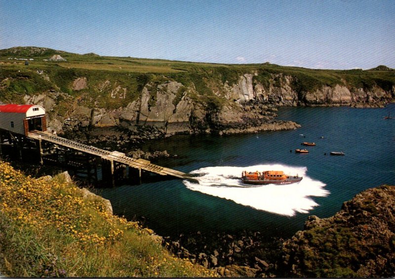 Wales Pembrokeshire Lifeboat At St Justinians