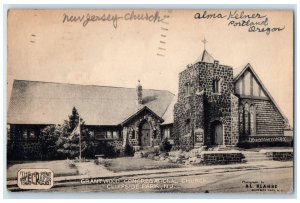 c1910's Grantwood Congregational Church Cliffside Park New Jersey NJ Postcard