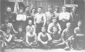 Sheep Shearers Workers Real Photo Vintage Postcard AA83777