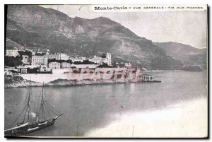 Old Postcard Monte Carlo Vue Generale Pigeon Shooting