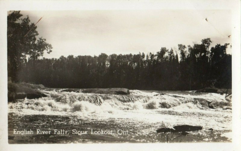 RP: SIOUX LOOKOUT , Ontario , Canada, 1940s : English River Falls