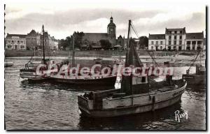 Old Postcard Piriac Sur Mer The Port And The Quay