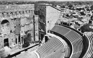 BR7198 Orange La Theatre Antique et vue sur la Ville    france