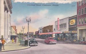 Florida Clearwater Cleveland Street 1959