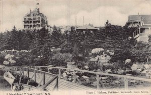 YARMOUTH NOVA SCOTIA CANADA~MARKLAND~1907 EDGAR VICKERY PHOTO POSTCARD