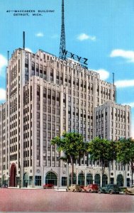 Michigan Detroit The Maccabees Building 1939