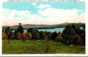 New York Adirondacks Schroon Lake Looking North