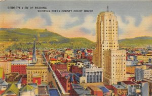 Berks County Court House Birdseye View Of Reading