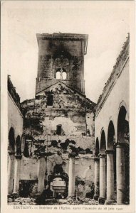 CPA XERTIGNY Interieur de l'Église aprés l'incende du 18 juin 1940 (151676)