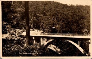 Australia Sydney Bridge Over Galston Gorge Circa 1938 Real Photo