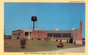 Lebanon Kentucky Lebanon Manufacturing Co. Photochrome Vintage Postcard U5458