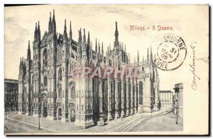 Old Postcard Milano Il Duomo