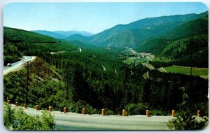 M-55615 From Lookout Pass View Entering Idaho from Missoula Montana