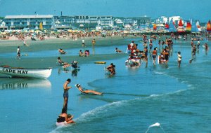 Vintage Postcard 1990's Beach Scene Nation's Oldest Seashore Resort Cape May NJ