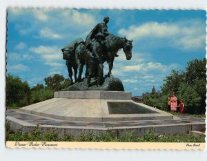 Postcard Pioneer Mother Monument, Penn Valley Park, Kansas City, Missouri