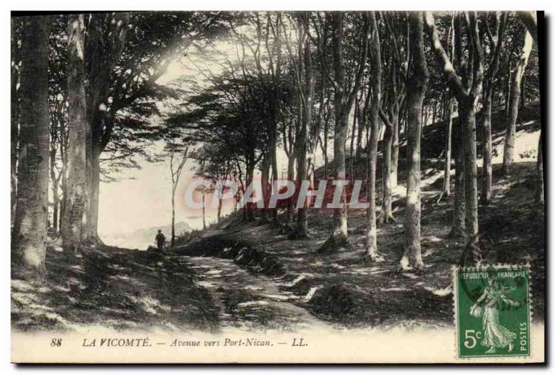 Old Postcard The Viscount Avenue to Port Nican