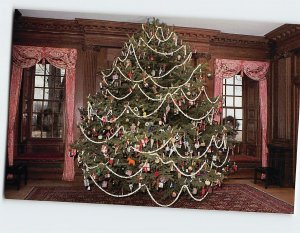 Postcard Christmas Tree, Carter's Grove, Williamsburg, Virginia