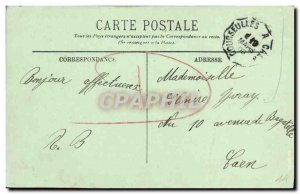 Old Postcard Luc Sur Mer On the Dike