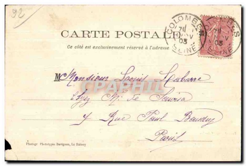 Old Postcard Doves New Bridge Scine