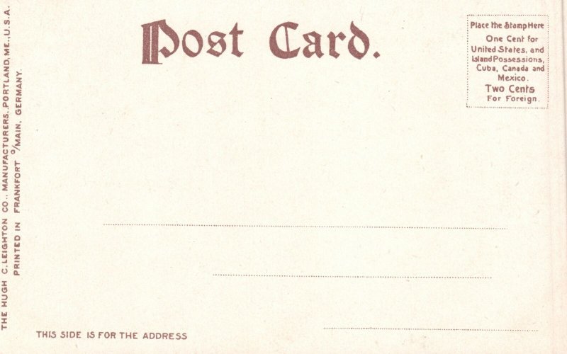 Vintage Postcard 1930's Post Office City County Baltimore Maryland MD