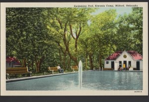 Nebraska MILFORD Swimming Pool - Kiwanis Camp ~ Linen