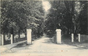 Postcard Oho Columbus Ohio Institution for feeble minded Entrance 23-1726