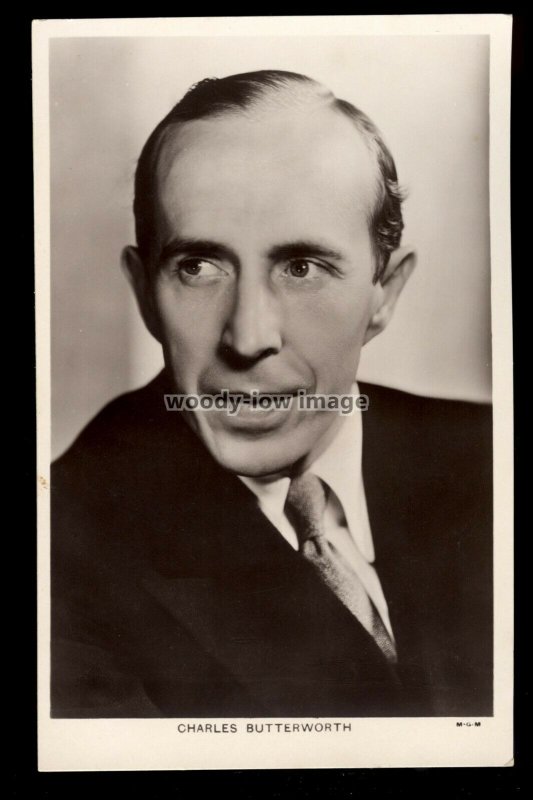 b1627 - Film Actor - Charles Butterworth - Picturegoer No. 927 - postcard