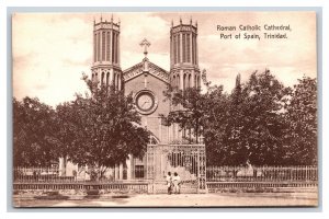 Roman Catholic Cathedral Port Of Spain Trinidad Davidson & Todd DB Postcard P18