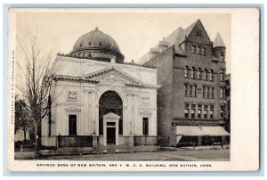 c1905 Savings Bank New Britain YMCA Building New Britain Connecticut CT Postcard